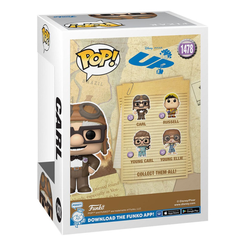 Up! 2 POP! Movies Vinyl Figure Carl 9 cm 2