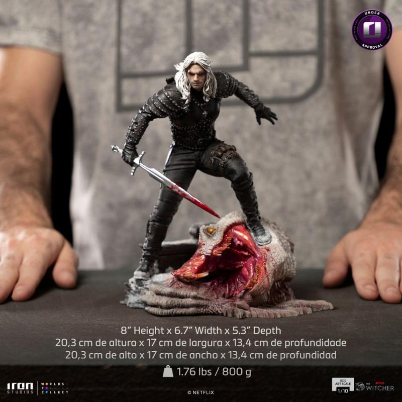The Witcher: Geralt of Riva 1/10 BDS Art Scale Statue - Iron Studios