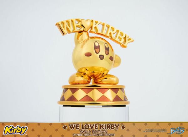 Kirby DieCast Statue We Love Kirby Gold Edition 10 cm 13