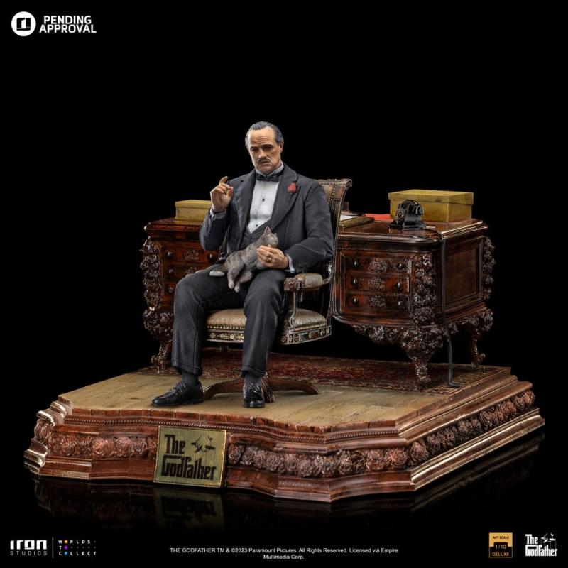 The Godfather: Don Vito Corelione 1/10 Deluxe Art Scale Statue - Iron Studios