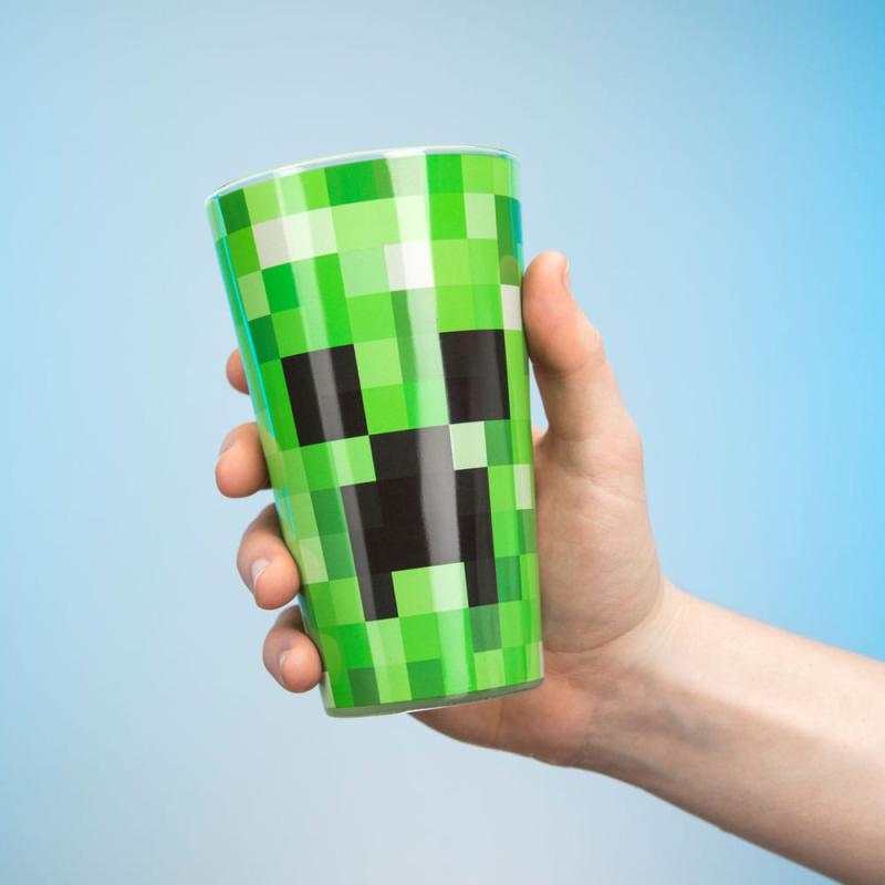 Minecraft Pint Glass Creeper