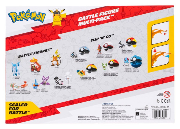 Pokémon Battle Figure Action Figures 6-Pack Multi-Pack 9