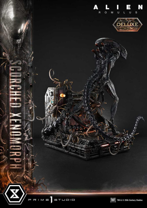 Alien: Romulus Museum Masterline XL Statue 1/3 Scorched Xenomorph Deluxe Version 98 cm 5
