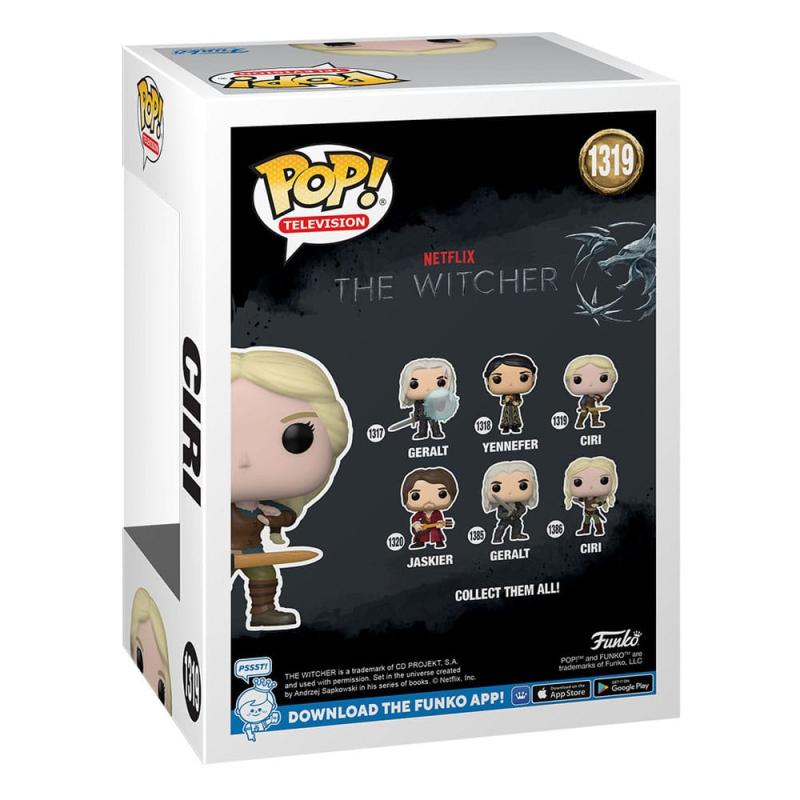 The Witcher POP! TV Vinyl Figure Ciri w/sword 9 cm