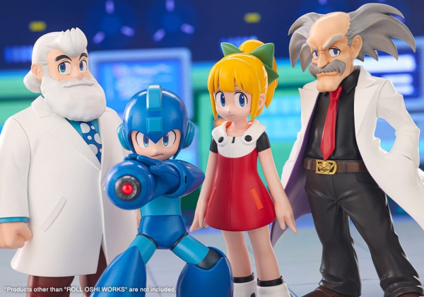 Mega Man Oshi Works PVC Figure Roll 19 cm 5