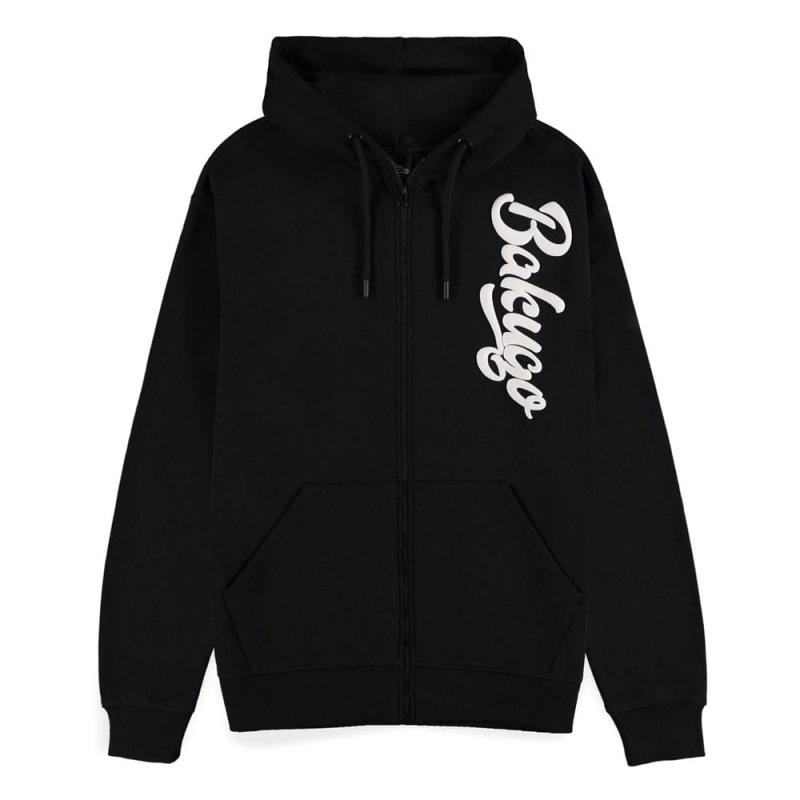 My Hero Academia Zipper Hoodie Sweater Bakugo Size XL