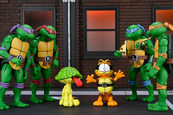 Teenage Mutant Ninja Turtles (Archie Comics) x Garfield Action Figure 2-Pack Ultimate Garfello & Odi 5