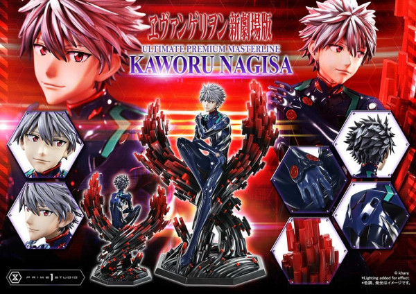 Neon Genesis Evangelion Ultimate Premium Masterline Series Statue 1/4 Kaworu Nagisa Bonus Ver. 47 cm 6