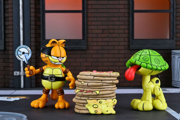 Teenage Mutant Ninja Turtles (Archie Comics) x Garfield Action Figure 2-Pack Ultimate Garfello & Odi 4