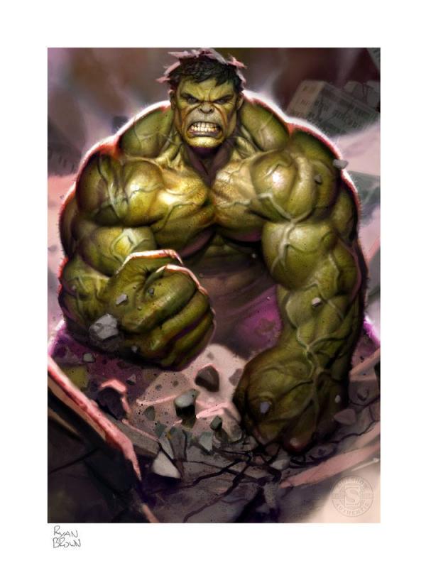 Marvel: The Incredible Hulk 46 x 61 cm Art Print - Sideshow Collectibles