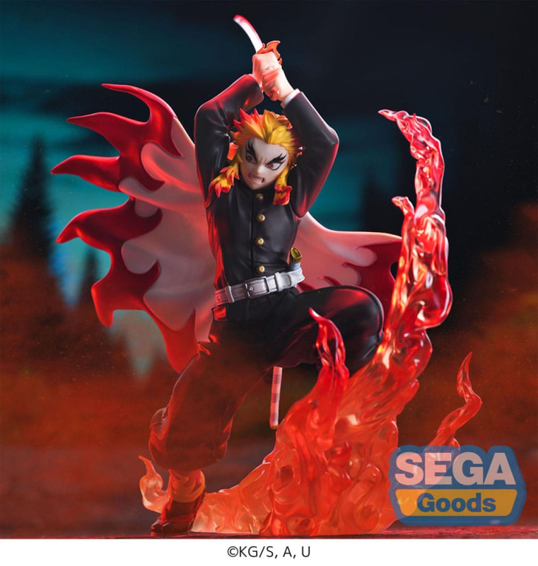 Demon Slayer: Kimetsu no Yaiba Xross Link Anime PVC Statue Kyojuro Rengoku 15 cm 2