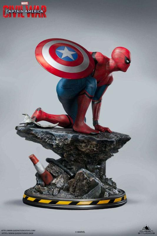 Captain America Civil War: Spider-Man Regular Ver. 1/4 Statue - Queen Studios