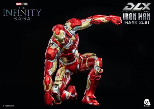 Infinity Saga: Iron Man Mark 43 1/12 DLX Action Figure - ThreeZero