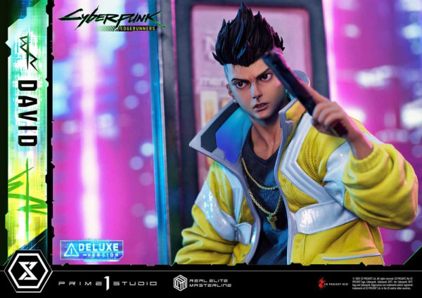 Cyberpunk: Edgerunners Real Elite Masterline Series Statue 1/4 David Bonus Version 58 cm 8