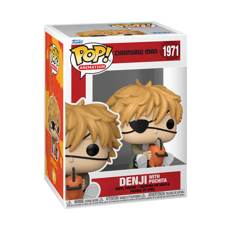 Chainsaw Man POP! Games Vinyl Figure Denji & Pochita 9 cm 1