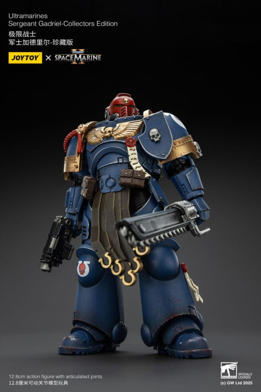 Warhammer 40,000: Space Marine 2 Action Figure Ultramarines Sergeant Gadriel Collectors Edition 13 c 11