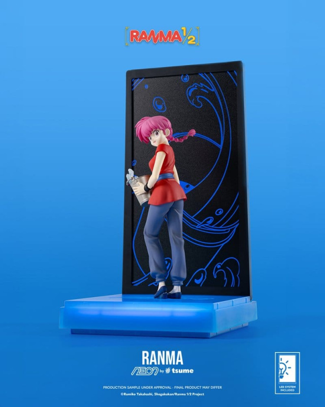 Ranma Neon Figure 1/9 Ranma Saotome Girl 20 cm 6