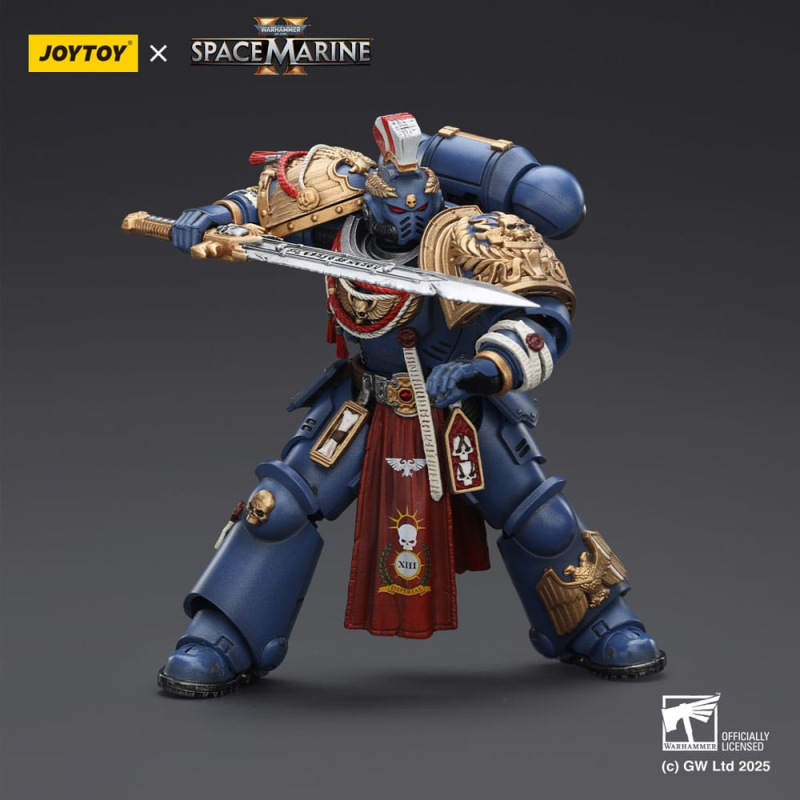 Warhammer 40,000: Space Marine 2 Action Figure Ultramarines Relic Primus Armourwith Plasma Pistol an 4