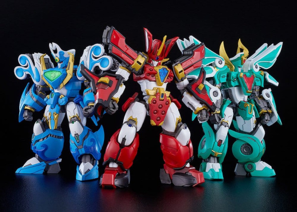 Mado King Granzort Moderoid Plastic Model Kit King's Style Aquabeat 18 cm 11