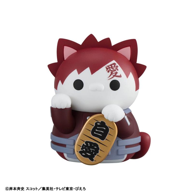 Naruto Shippuden Mega Cat Project Nyaruto! Trading Figures Fortune Cats Naruto Uzumaki & Friends Ver 4