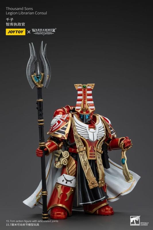 Warhammer The Horus Heresy Action Figure 1/18 Thousand Sons Legion Librarian Consut 16 cm