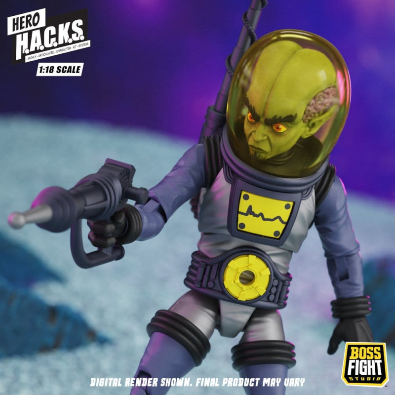 Hero H.A.C.K.S. Core Action Figure 1/18 Heroes and Villains Wave 1 Zarko Resources Inc.: Galactic Pr 2