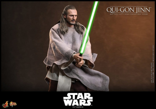 Star Wars: The Phantom Menace Movie Masterpiece Action Figure 1/6 Qui-Gon Jinn (Artisan Edition) Hot 12