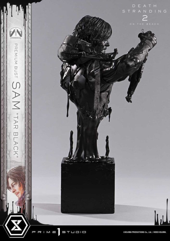 Death Stranding 2: On the Beach Premium Bust 1/3 Sam Tar Black 44 cm 7