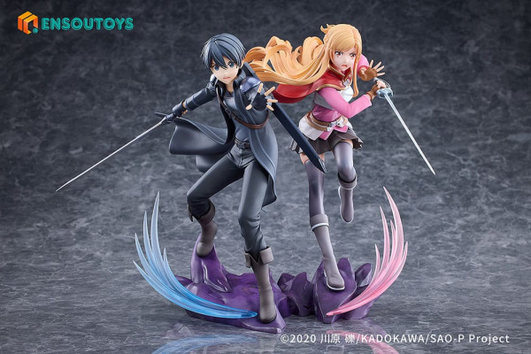 Sword Art Online Statue 1/7 Progressive Scherzo of Deep Night Kirito & Asuna Set 6