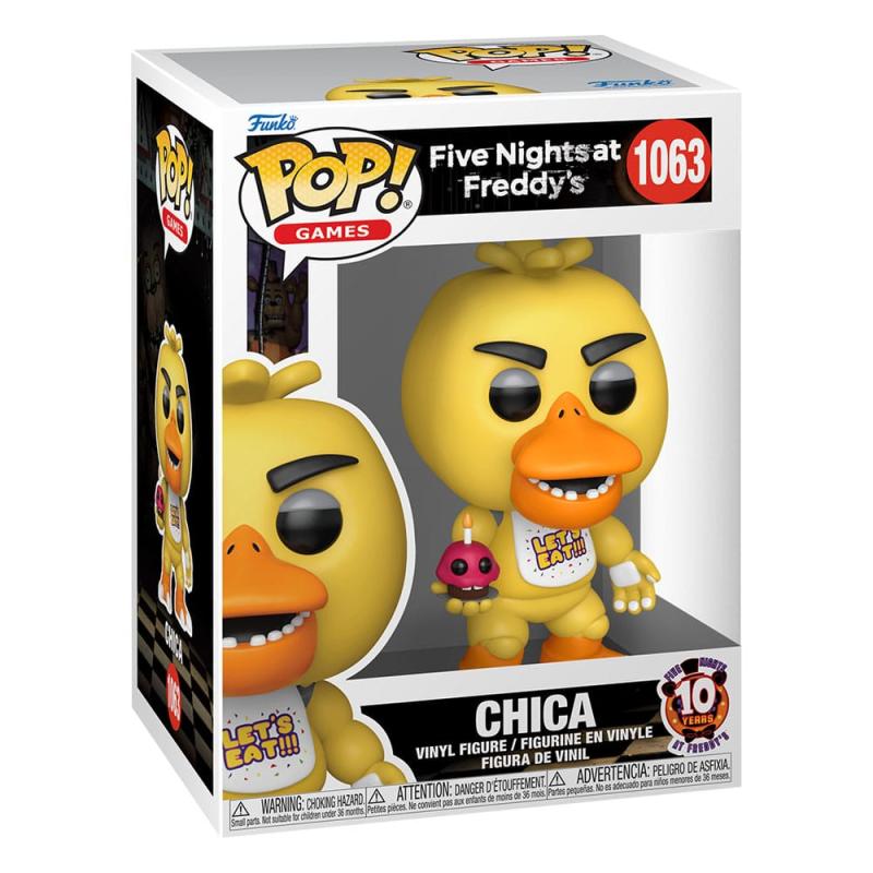 Five Nights at Freddy's POP! Vinyl Figure 10th Anniversary - Chica 9 cm 1