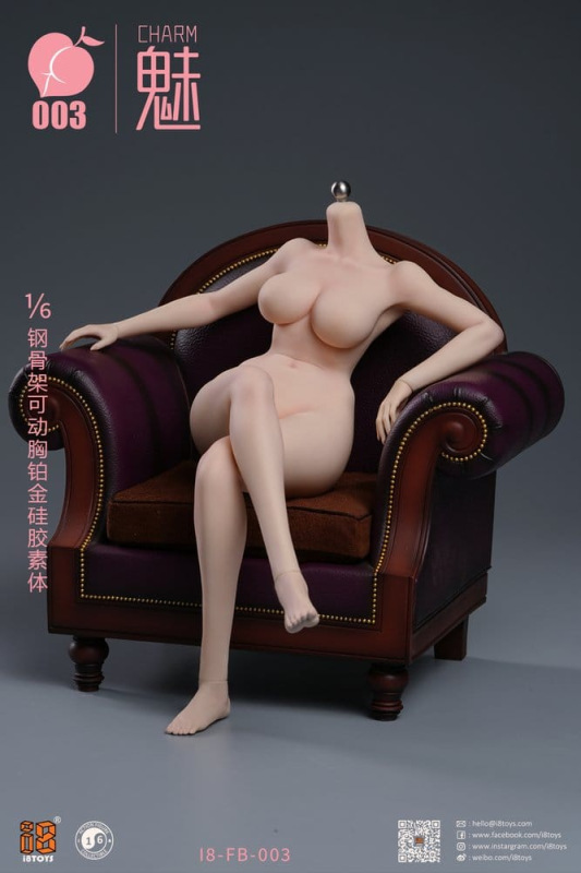 Original Character Silicone Body 1/6 "Charm" Steel-Frame Platinum Non-Articulated Breasts 4