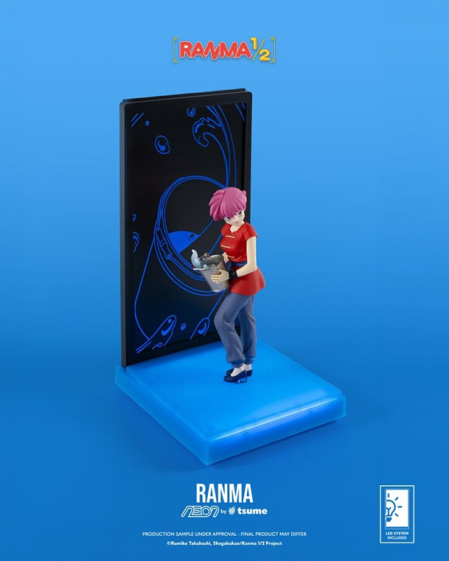 Ranma Neon Figure 1/9 Ranma Saotome Girl 20 cm 8