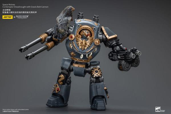 Warhammer The Horus Heresy Action Figure 1/18 Space Wolves Contemptor Dreadnought with Gravis Bolt C