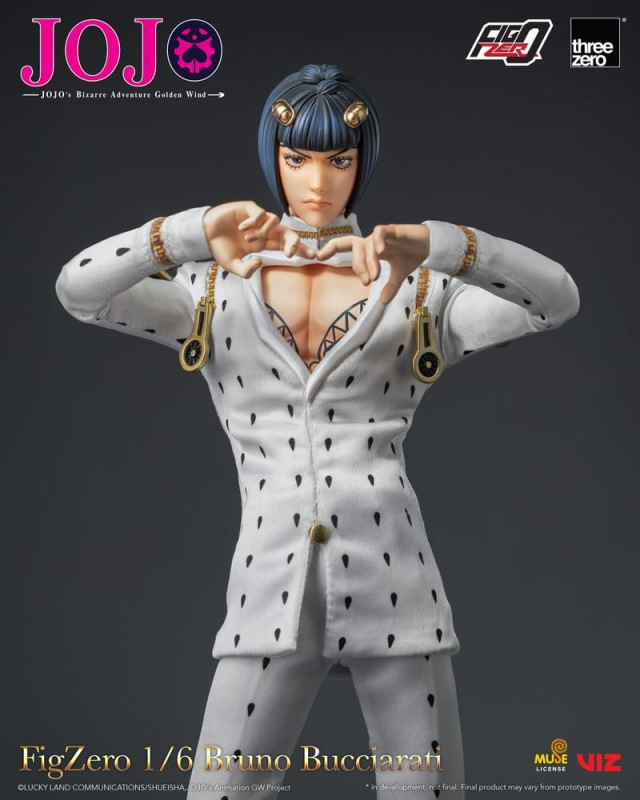Jojo's Bizarre Adventure: Golden Wind FigZero Action Figure 1/6 Bruno Bucciarati 31 cm 8