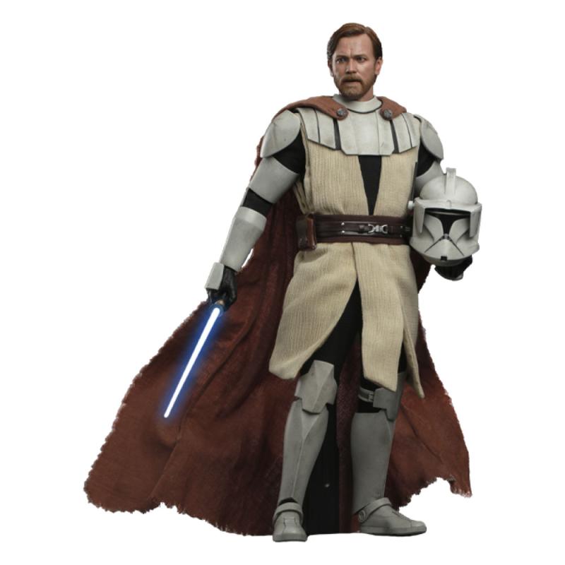 Star Wars The Clone Wars: Obi-Wan Kenobi 1/6 Action Figure - Hot Toys