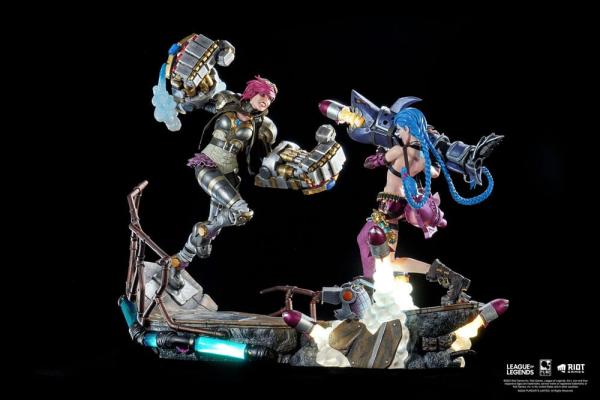 League of Legends Statues 1/6 2-Pack Vi & Jinx 5