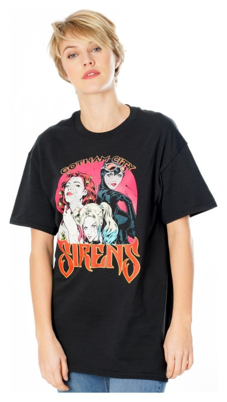 Gotham City Sirens T-Shirt Vintage Poster Size XL 4