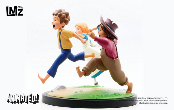 The Adventures of Tom Sawyer Animated! Statue Tom, Huck & Becky 23 cm 13