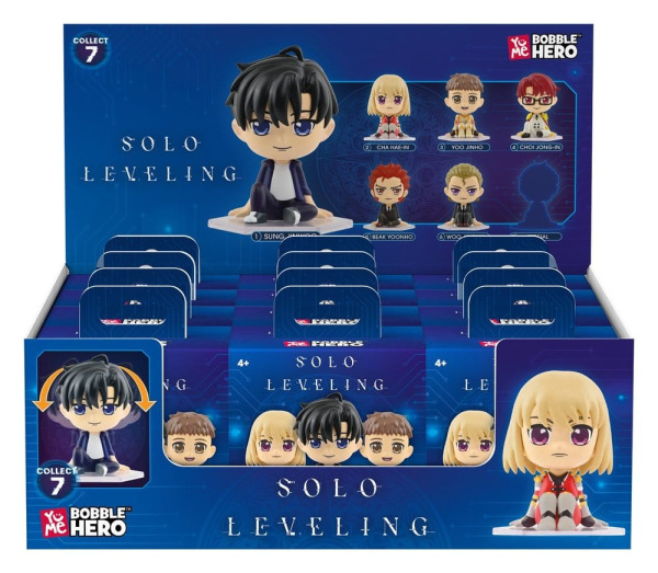 Solo Leveling Bobble Hero Bobble-Head Series 1 Blind Box Display (12)