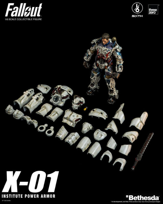 Fallout FigZero Action Figure 1/6 X-01 Institute Power Armor 37 cm 1