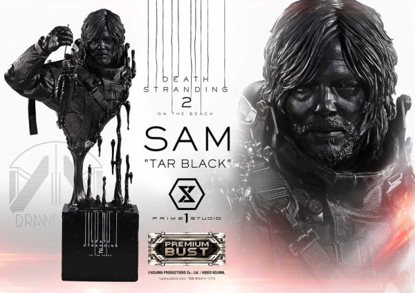 Death Stranding 2: On the Beach Premium Bust 1/3 Sam Tar Black 44 cm 1