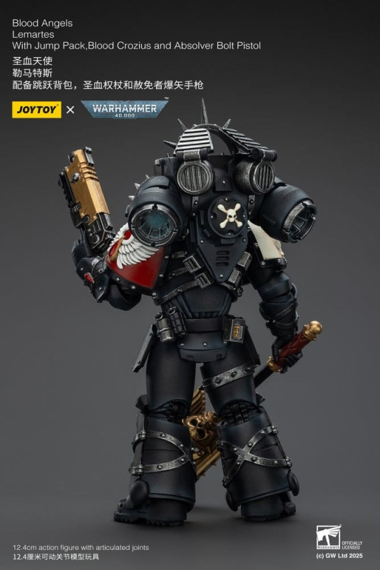 Warhammer 40,000 Action Figure Blood Angels Lemartes 12 cm 4