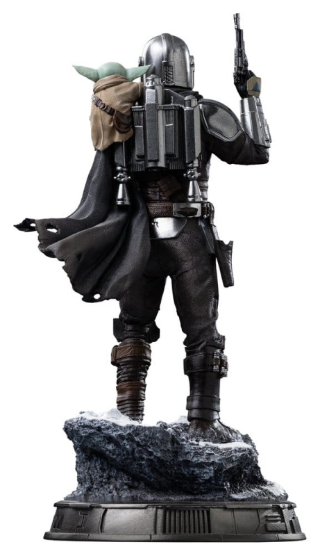 The Mandalorian & Grogu Art Scale Statue 1/10 The Mandalorian and Grogu 25 cm 5