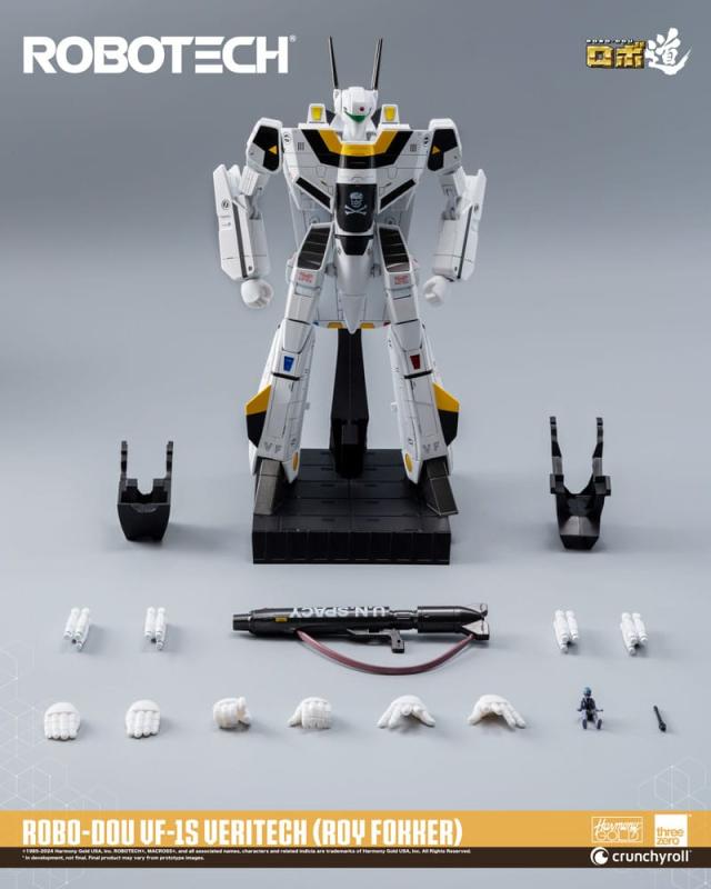 Robotech Action Figure ROBO-DOU VF-1S Veritech (Roy Fokker) 20 cm