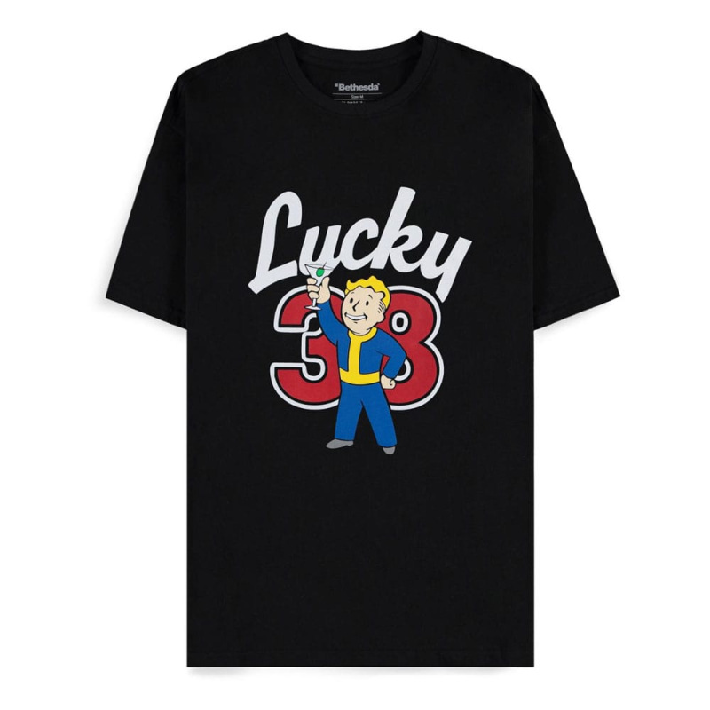 Fallout T-Shirt Lucky 38 Cocktail Size M