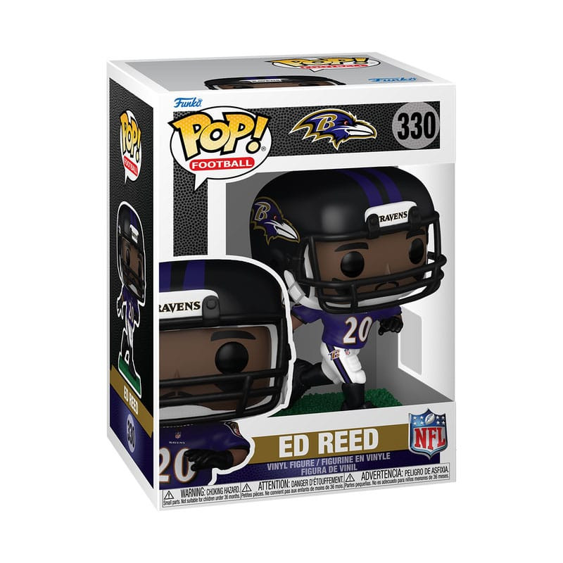 NFL: Legends POP! Sports Vinyl Figure Legends- Ed Reed(Ravens) 9 cm 1