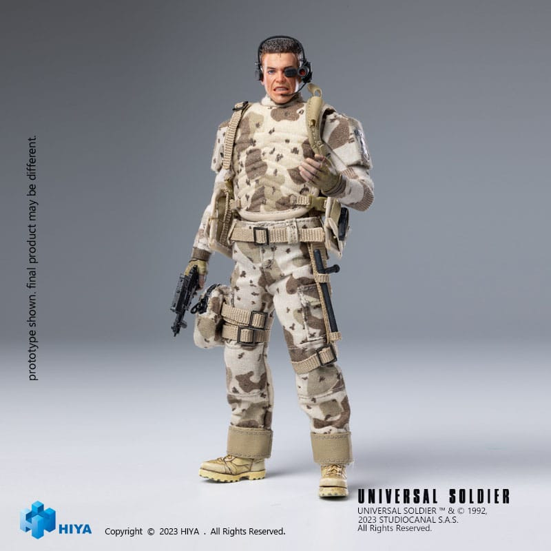 Universal Soldier Exquisite Super Series Actionfigur 1/12 Luc Deveraux 16 cm 3