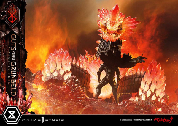 Berserk Ultimate Diorama Masterline Series Statue Berserk Guts vs. Grunbeld in Apostle Form 58 cm 3