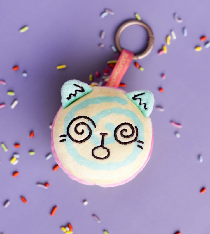 Meowcaron Plush Bag Charm Spiral 7 cm 5