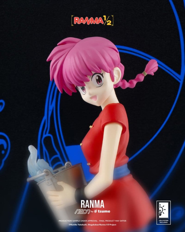 Ranma Neon Figure 1/9 Ranma Saotome Girl 20 cm 1